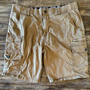 Iron Brand Shorts Light Brown Cargo Shorts Mens Size 34